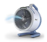 Ventilador portátil de sobremesa Shark FlexBreeze HydroGo (para interior y exterior) con nebulizador Azul FA050EUBL