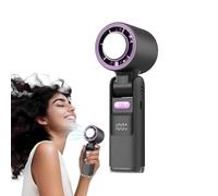 Ventilador portátil de viaje, portátil con enfriador de aire portátil y pantalla LED, de 7,2 pulgadas, 100 velocidades, refrigerador de aire plegable y pantalla LED, Rechargeable Cool Gadgets for