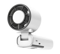 Ventilador Portátil - Dispositivo De Enfriamiento Silencioso Plegable Y Recargable, Circulador De Aire Eléctrico Personal | Generador De Brisa Portátil De Bolsillo De Portátil, Diseño Ligero Y