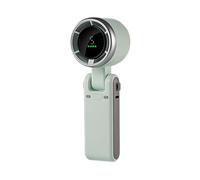 Ventilador portátil - Enfriador plegable portátil | Pequeño ventilador de escritorio personal | 5 velocidades de aire ajustable con pantalla digital | Long Lating Lating Breeze Disposicion For Travel