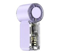 Ventilador Portátil,Gadget portátil recargable personal refrigerante | Ventilador de Mano con Pantalla Digital - Para uso en hogar casa oficina aula dormitorio escritorio mesa jardín exterior viajes