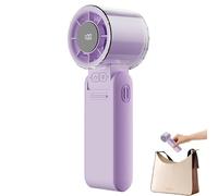 Ventilador portátil genérico - Handheld Fan | 4000 mAh plegable recargable 4 -Speed Battery Operated Cooler For Classroom, Home, Office, Handheld Cooling For Summer