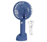 Ventilador Portátil | Golpear Portátil Del Ventilador De Mano Operando | Fans Recargables USB Portátiles | Mini De Escritorio Con Batería Recargable, De Mesa De Mano Personal De 3 Vives