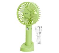 Ventilador Portátil | Golpear Portátil Del Ventilador De Mano Operando | Fans Recargables USB Portátiles | Mini De Escritorio Con Batería Recargable, De Mesa De Mano Personal De 3 Vives