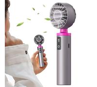 Ventilador portátil | Pantalla Digital USB Carga 9 Velocidades | Ventilador Personal Nómada - Para Senderismo Camping Viaje Playa Actividades Al Aire Libre Viajes Hombres Mujeres