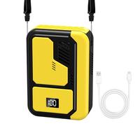 Ventilador portátil para cinturón, ventilador de asiento, ventilador sit-down portátil externo | 3000 mAh, ajuste de velocidades, adecuado para exteriores/construcción/trabajo al aire libre/viaje