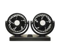 Ventilador portátil para coche, ventilador eléctrico para salpicadero, accesorios interiores, potentes vientos, circulación de aire del vehículo para camión, sedán, RV, furgoneta, barco, carrito de