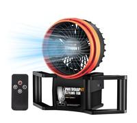 Ventilador portátil para fotografía, efecto de viento ajustable de 10 niveles para sesiones de retratos de moda, bodas y eventos al aire