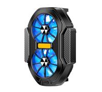 Ventilador portátil para teléfono - Enfriador de teléfono para juegos, Enfriador de estado sólido para teléfono móvil | Radiador silencioso para teléfono móvil con doble chip de re