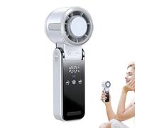 Ventilador portátil para viajes, ventilador personal de escritorio plegable, dispositivo de refrigeración de ahorro de energía con pantalla digital, enfriador silencioso de múltiples velocidades para