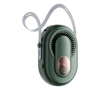 Ventilador portátil - PC 5,2 cm Mini | Ventilador de cuello colgante con pantalla LED de 5 niveles, ventilador de viaje para escritorio de camping para senderismo al aire libre USB | Dispositivo de