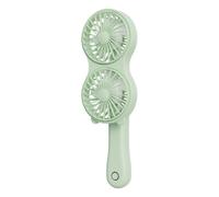 Ventilador Portátil - Pequeño Ventilador Personal Refrescante | 3 Velocidades Recargable Para Clima Cálido Uso En Escritorio Jogging Pesca Jardinería Senderismo Barbacoa Playa