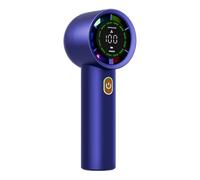 Ventilador portátil portátil - ventilador turbo de refrigeración de alta velocidad | CREER PERSONAL | Viaja en un soplador al aire libre con pantalla LED | 5 velocidades ajustables | Pequeño