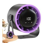 Ventilador portátil recargable con clip, clip en ventilador de cochecito | Pantalla digital de 100 velocidades Clip de 6 pulgadas en el ventilador,4000mAh Blower de aire de turbina de carga para