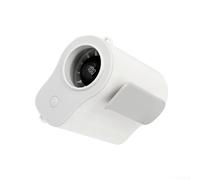 Ventilador portátil recargable diseñado para uso con clip de cintura con flujo de aire ajustable, refrigeración multifuncional y construcción para entornos al aire libre (blanco)