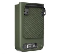 Ventilador portátil recargable para cuello y cintura, ventilador portátil de 199 velocidades, ventiladores de clip para cinturón 3 en 1 con motor sin escobillas y luz LED para construcción al aire