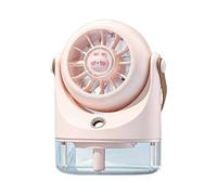 Ventilador portátil recargable -, potente refrigeración por, niebla pequeña oficina, personal refrescante Casa dormitorio escuela | Multiusos al aire libre Indoor Utility