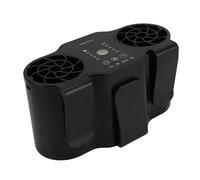 Ventilador Portátil Recargable, Ventilador de Cintura de 4 Velocidades, Potente Flujo de Aire, Carga Rápida, Ventilador de Refrigeración Portátil hacia Adelante y Atrás, (5000mah)