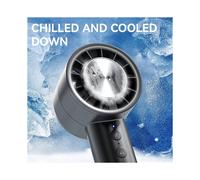 Ventilador Portátil Refrigeración Aire Acondicionado Pequeño, Silencioso, Alta Velocidad, con Pantalla LED, Alta Potencia Viento, Ventilador Carga