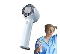 Ventilador portátil | Suministros de refrigeración de compresión de hielo para viajes, pequeño ventilador de refrigeración, para el hogar, viajes, mochileros, senderismo, playa, picnic, dormitorio