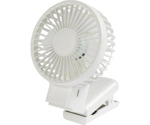 Ventilador portátil Tataway, recargable por USB, multiusos, miniventilador ajustable y silencioso con pinza, cable USB incluido para cochecito, escritorio, coche, cama