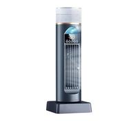 Ventilador Portátil Torre para Aire Acondicionado, 6 Velocidades Ventiladores para Dormitorio, Ventiladores Silenciosos con Control Remoto, Ventilador Evaporativo Sin Aspas, para Hogar & Oficina