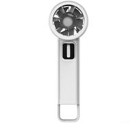 Ventilador portátil, ventilador de mano de 199 niveles de velocidad con soporte plegable, ultra silencioso por debajo de 36 dB, recargable por USB para mini ventilador de escritorio para oficina de