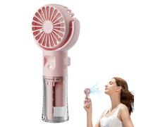 Ventilador Portátil | Ventilador Personal | Accesorio Refrigerante 4 Velocidades Recargable USB Compacto para Viaje Casa