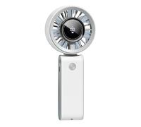 Ventilador portátil | Ventilador recargable portátil | Ventilador de aire recargable con 3 velocidades para habitación al aire libre, cocina, dormitorio, cubículo, camping, dormitorio, mesa de