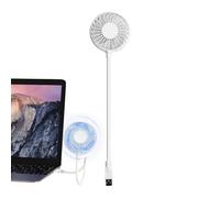 Ventilador portátil, ventilador USB portátil ajustable y orientable, herramienta de ventilación personal con diseño plegable, ideal para dormitorio, oficina, exterior, camping, coche, playa