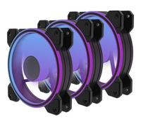 Ventilador PREYON Eagle Eye 120mm 3 uds ARGB Espejo PWM Silencioso PC Gaming