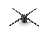 Ventilador proyector de hologramas 3D 56 cm con WiFi, luz LED publicitaria Logotipo, lámpara holográfica Compatible sincronización Empalme múltiple