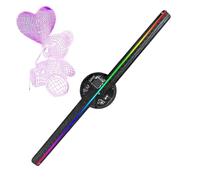 Ventilador Proyector de Hologramas 3D Resolución 2000X224,Proyector De Video Holográfico | Ventilador Display Control Remoto 42Cm para Animación Navidad Halloween Video Bar Tienda