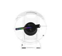 Ventilador proyector holográfico 3D, Reproductor de lámpara holográfica con Letrero LED de Escritorio, máquina de exhibición publicitaria con Control Remoto Exhibición publicitaria del Festival