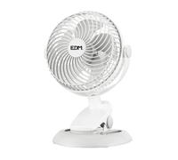 Ventilador recargable con pinza