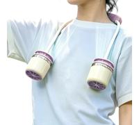 Ventilador Refrescante De Cuello - Doble Cabezal Portátil Ajustable Y Refrescante,Ventilador De Cuello Personal - Para Viajes, Aire Libre, Verano, Deportes, Trabajo, Oficina, Niños, Mujeres, Papá