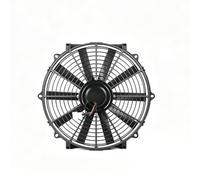 Ventilador refrigeración Aspas Aspas Del Ventilador Refrigeración Del Radiador Compatible Con El Ventilador Refrigeración Eléctrico Motor Coche Universal 12V/24V 14 Pulgadas(DC-12V)