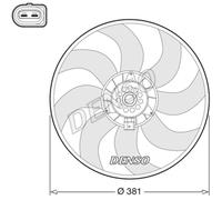 DENSO DER02006 Ventilador de motor