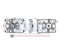 NISSENS Ventilador, refrigeración del motor para FIAT: Ducato & CITROËN: Jumper, Relay & PEUGEOT: Boxer (Ref: 85020)