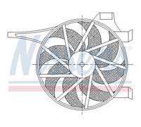 NISSENS 85596 Ventilador de motor