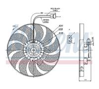 Ventilador, refrigeración de motor NISSENS 85676