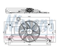 NISSENS 85697 Ventilador de motor