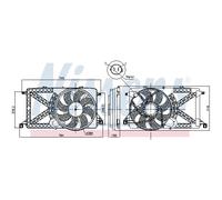 NISSENS 85827 Ventilador de motor