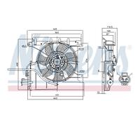NISSENS 85939 Ventilador de motor