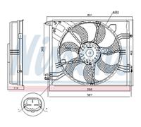 NISSENS 85948 Ventilador de motor