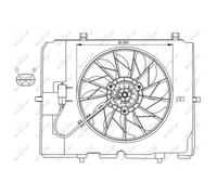 Ventilador, refrigeración de motor NRF 47067