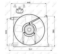 NRF 47484 Ventilador de motor