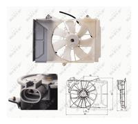 Ventilador, refrigeración de motor NRF 47697