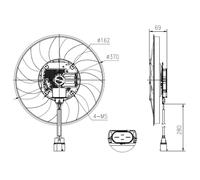 Ventilador, refrigeración de motor NRF 47930