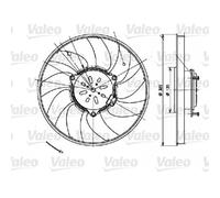 VALEO 696082 Ventilador de motor